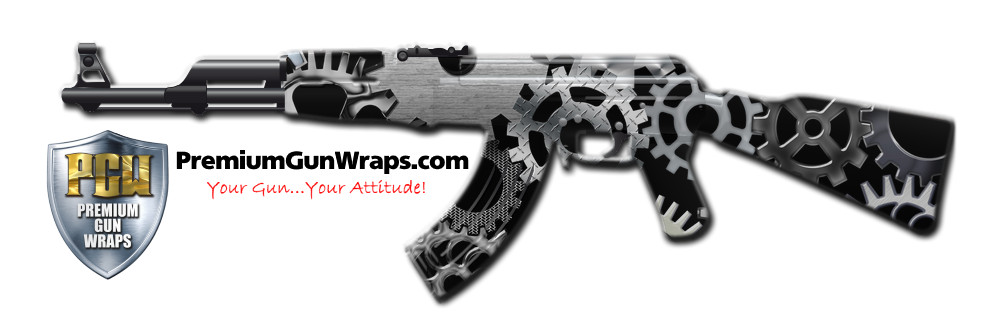 Buy Gun Wrap Steampunk Chrome Gun Wrap