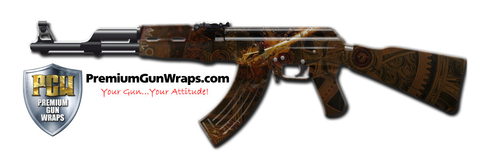 Buy Gun Wrap Steampunk Damage Gun Wrap
