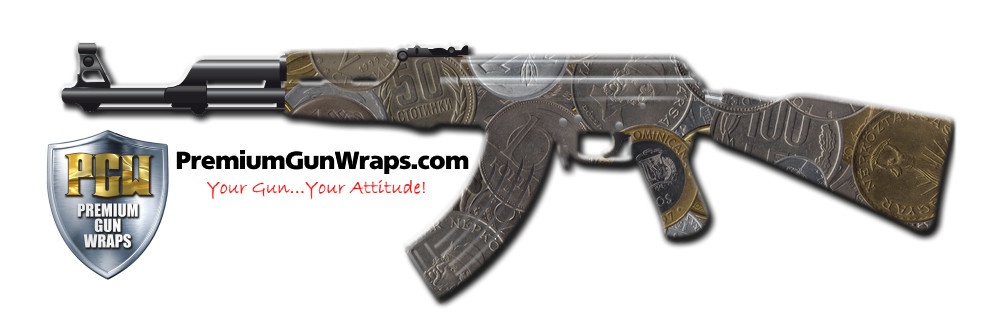Buy Gun Wrap Texture Coins Gun Wrap