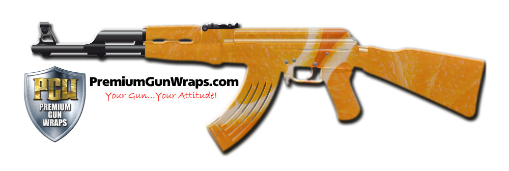Buy Gun Wrap Texture Orange Gun Wrap