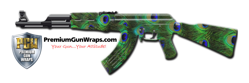 Buy Gun Wrap Texture Peacock Gun Wrap
