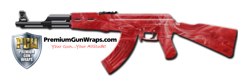 Buy Gun Wrap Texture Red Marble Gun Wrap