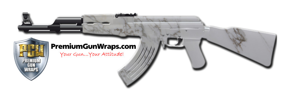 Buy Gun Wrap Texture Whitemarble Gun Wrap