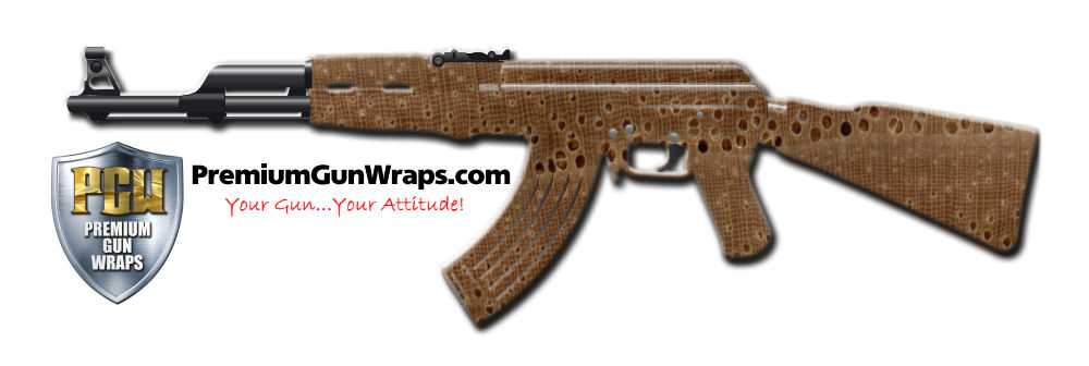 Buy Gun Wrap Wood Hickory Gun Wrap