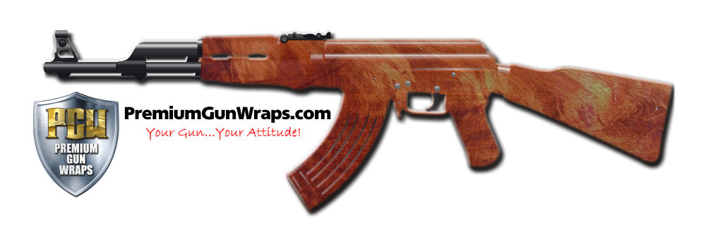 Buy Gun Wrap Wood Mahogany Gun Wrap